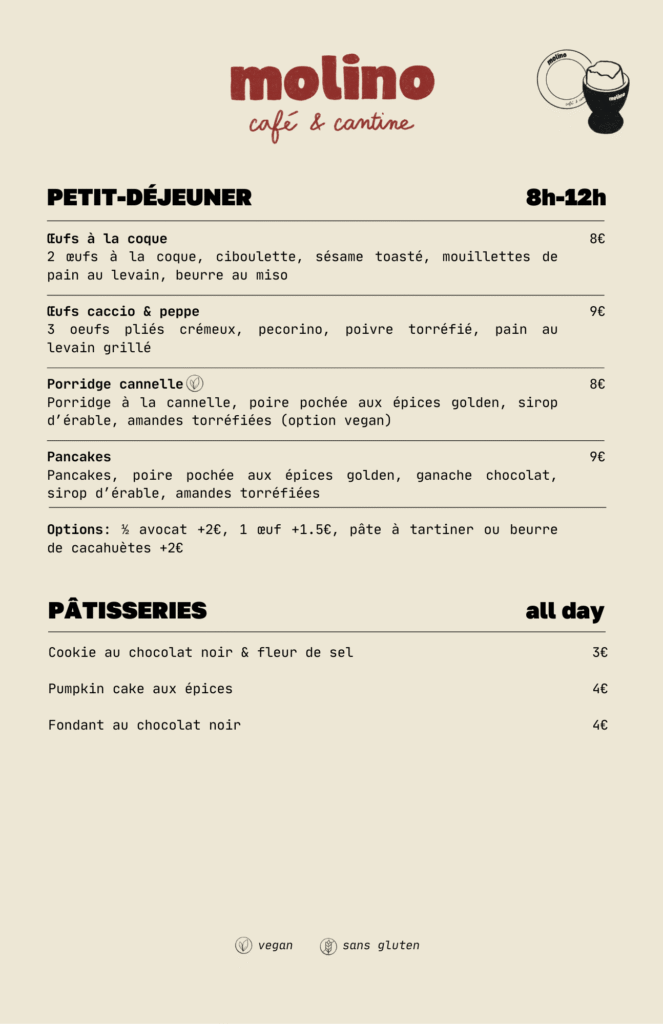 petit dejeuner molino bordeaux